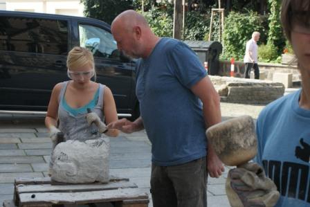 CWGler bei der Werkstattwoche des Zwickauer Kunstvereins