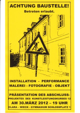 Achtung Baustelle! Betreten erlaubt!