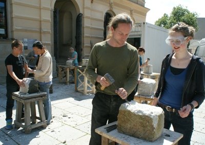 Zehn CWGler bei der Kunst-Werkstatt-Ferienwoche dabei