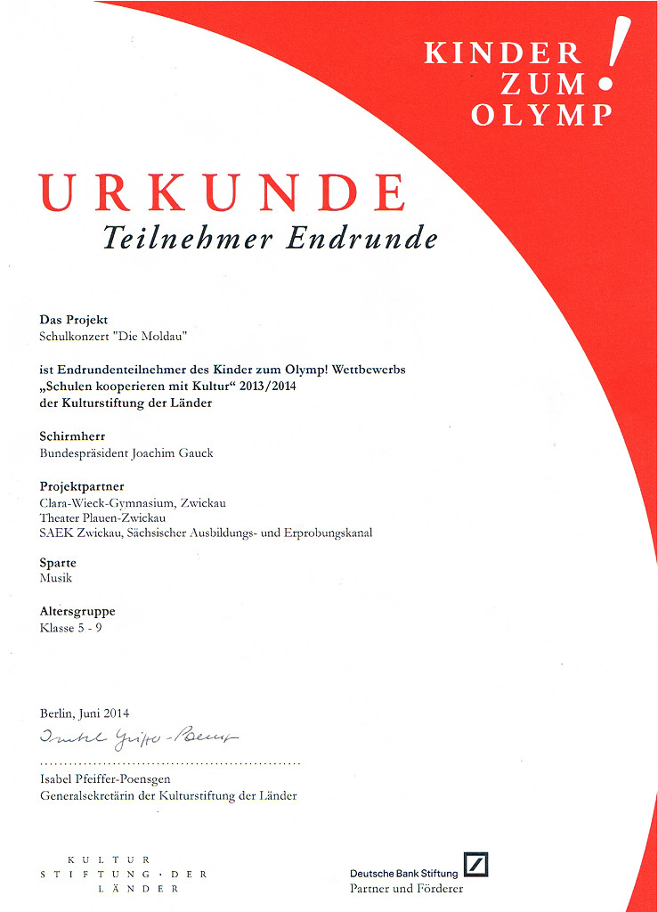 Die Moldau in der Endrunde