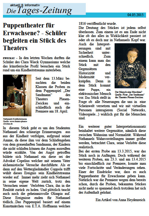 Artikel Anna Heidenreich