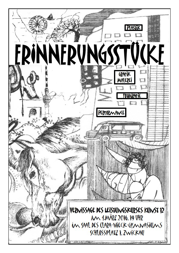 Vernissage Leistungskurs Kunst am 4. März 2016