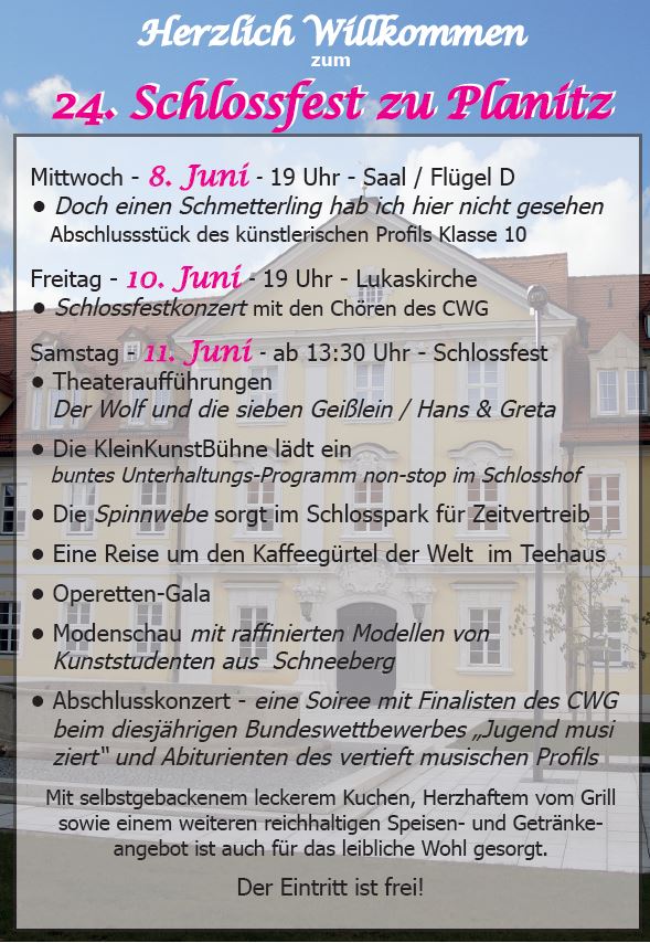 Programm Schlossfest