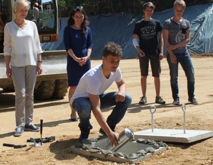 Grundsteinlegung Sporthalle CWG