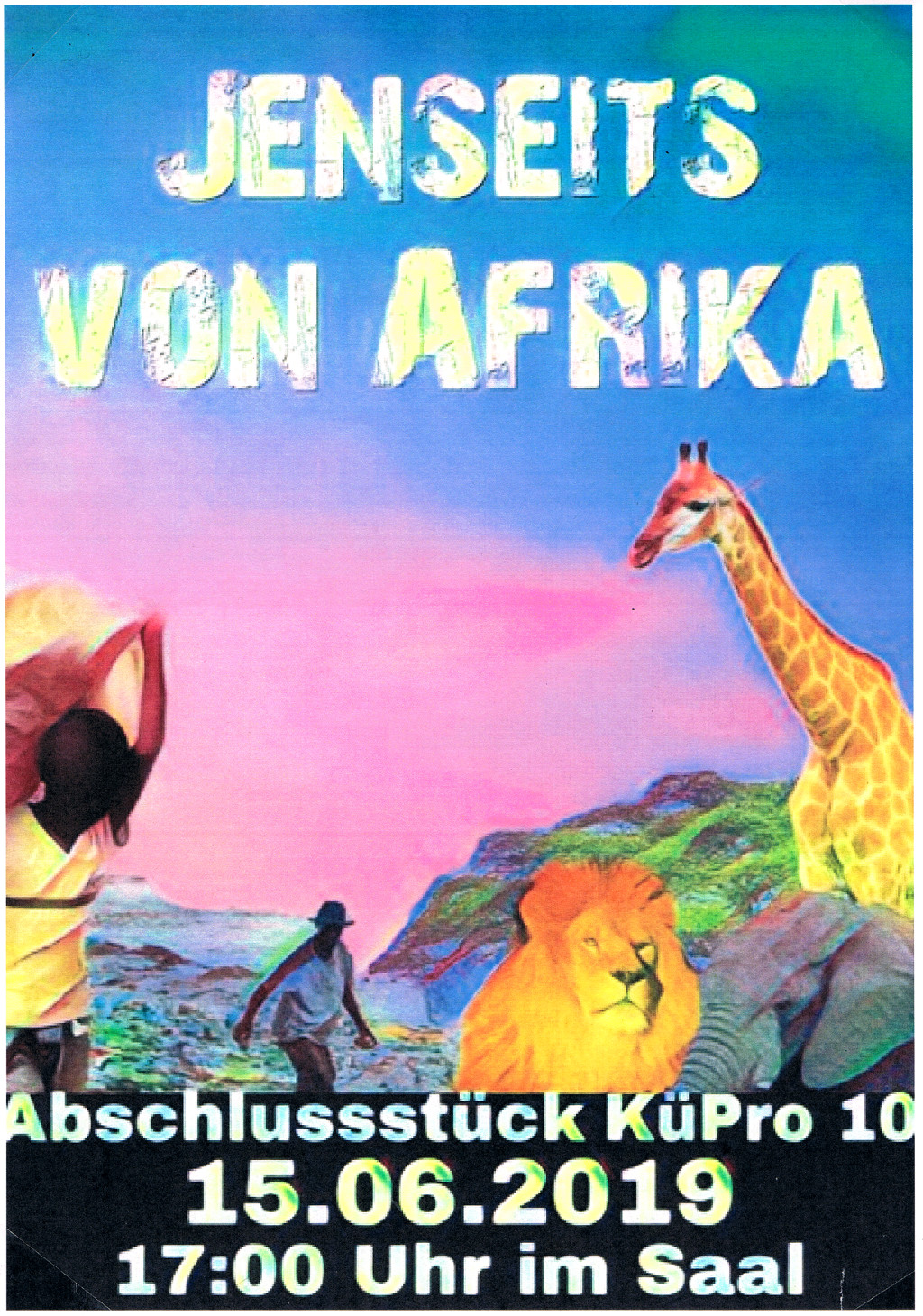 Plakat Abschlussstück KüPro 19