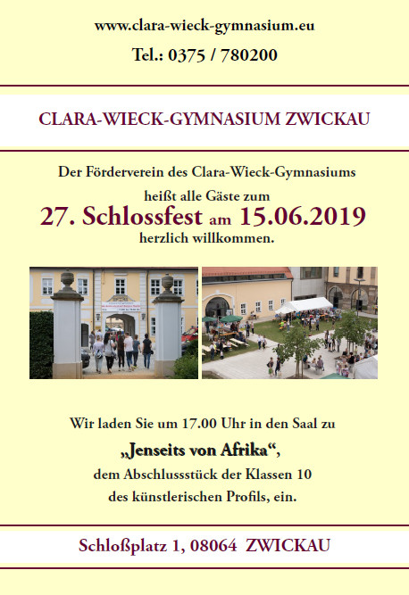 Flyer Schlossfest