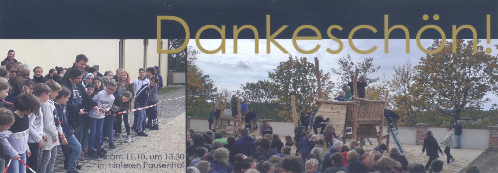 Neuer Pausenhof am CWG