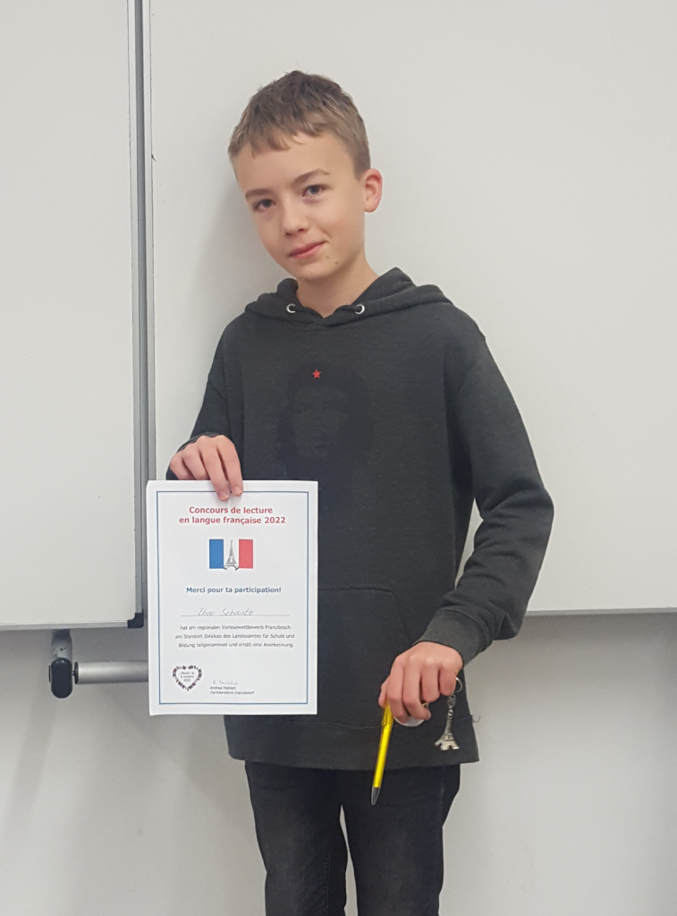 Auf die Plätze…! Theo, los!