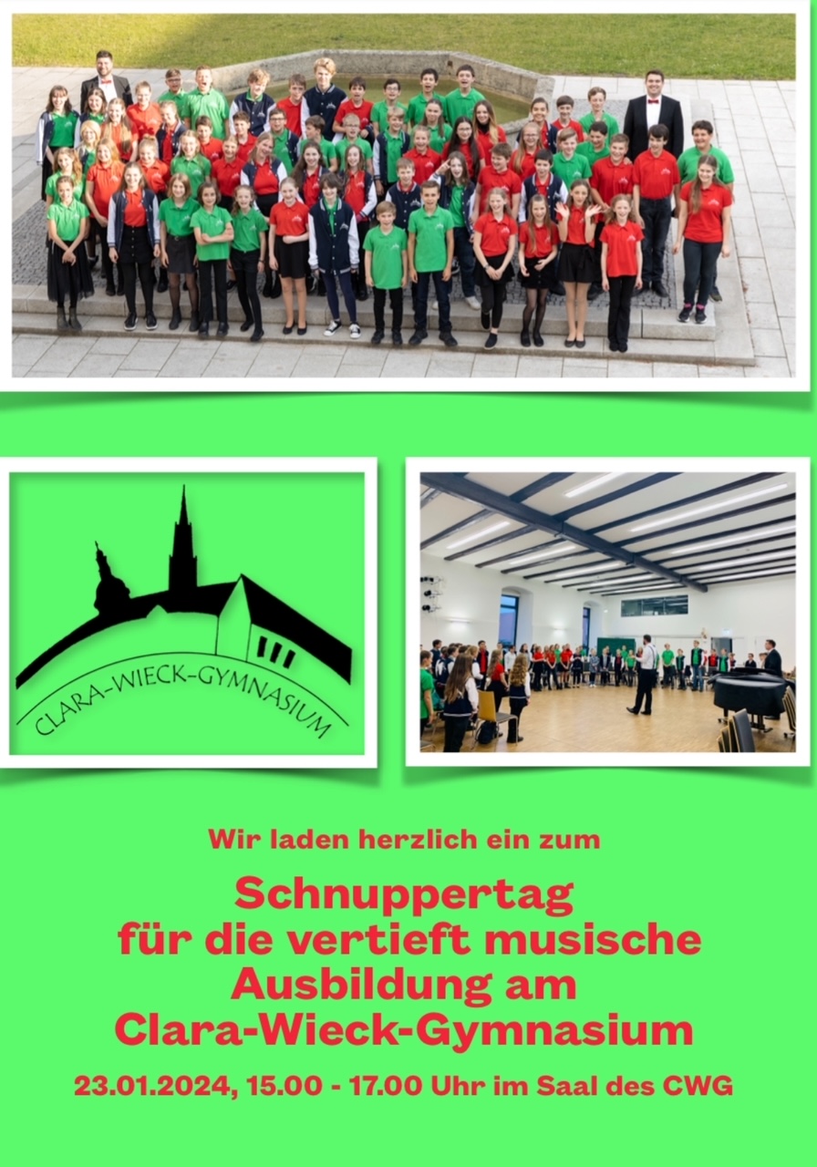 Schnuppertag für die vertieft musische Ausbildung