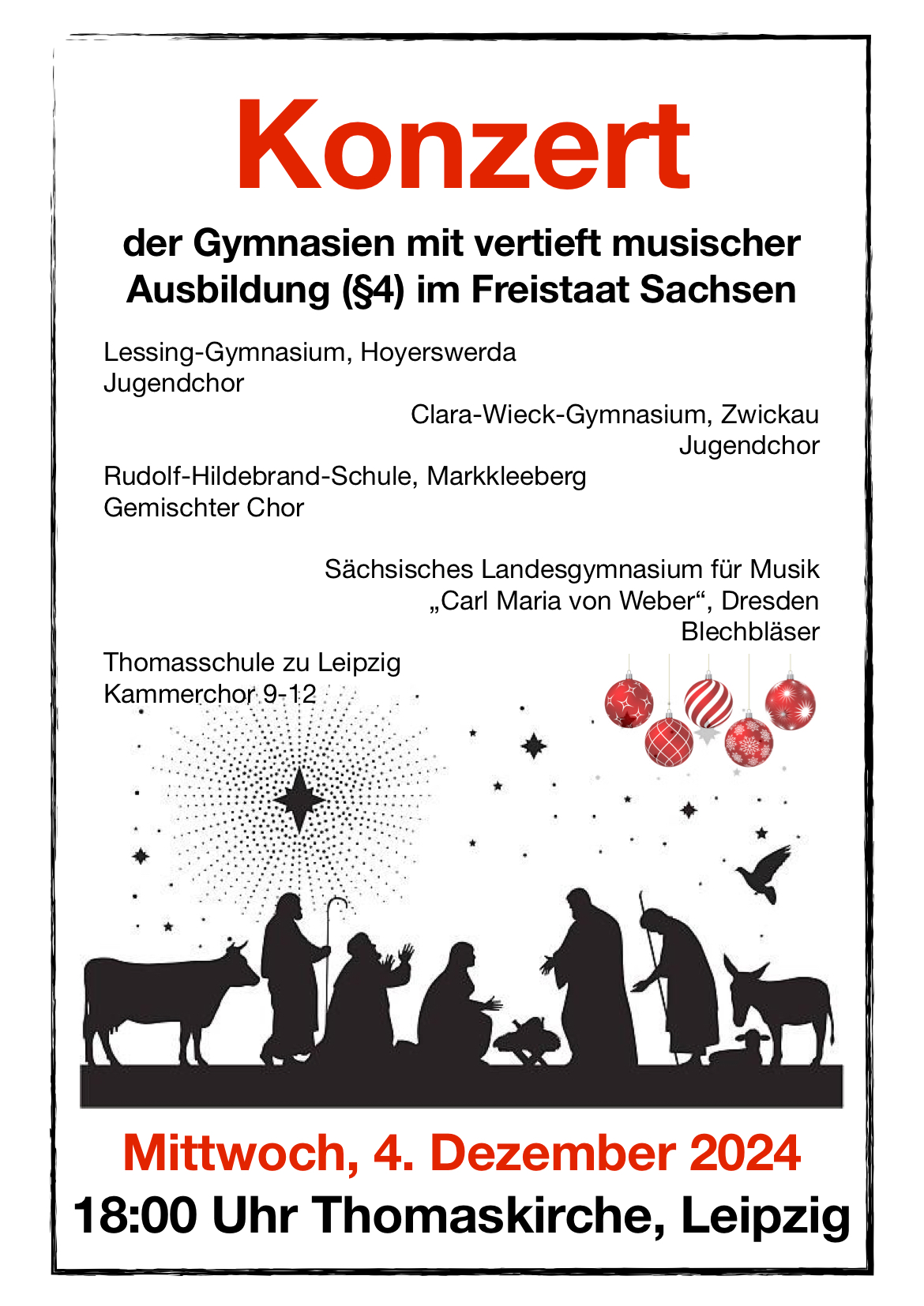 Jugendchor singt in der Thomaskirche Leipzig