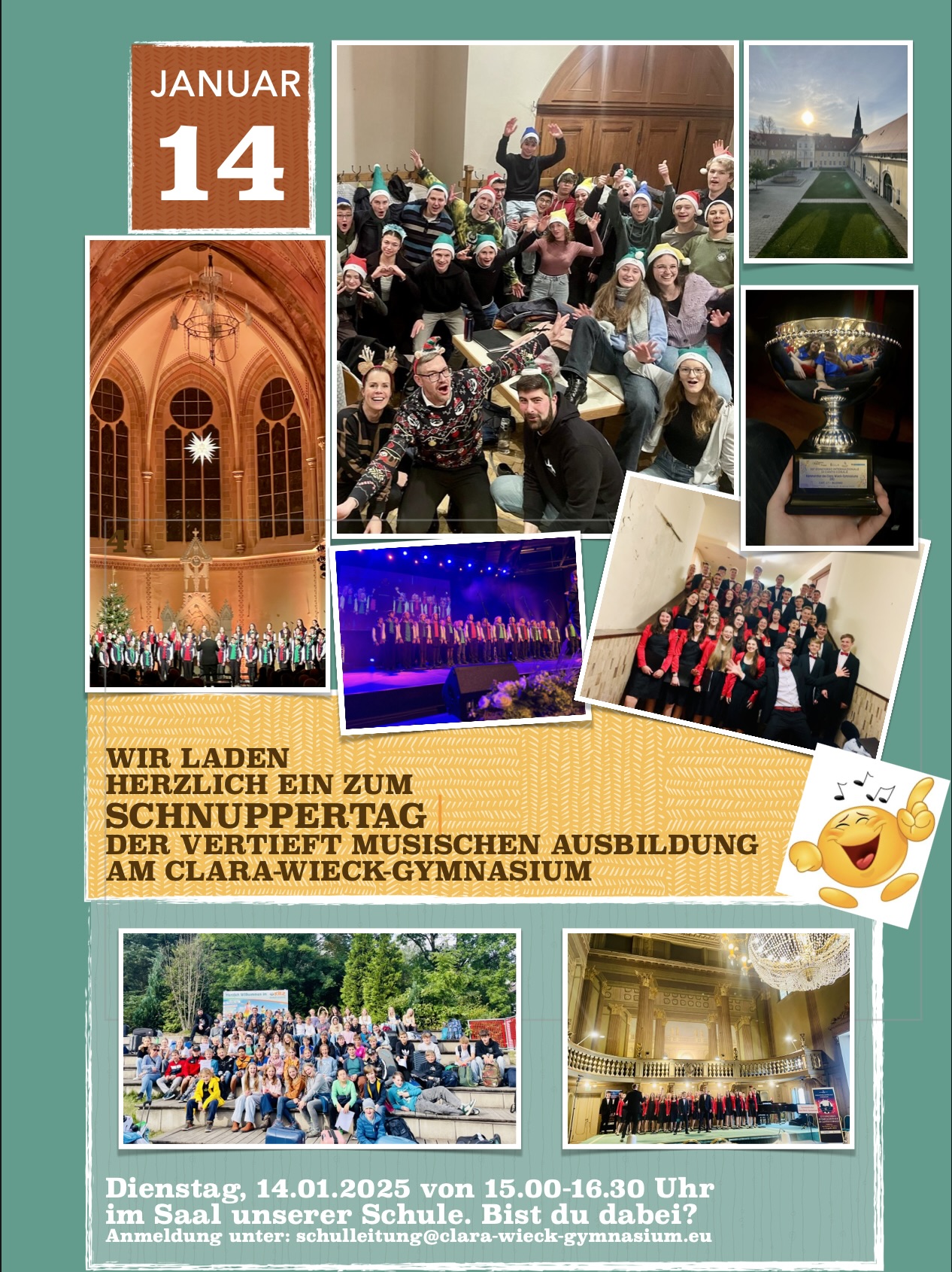 Schnuppertag vertieft musische Ausbildung