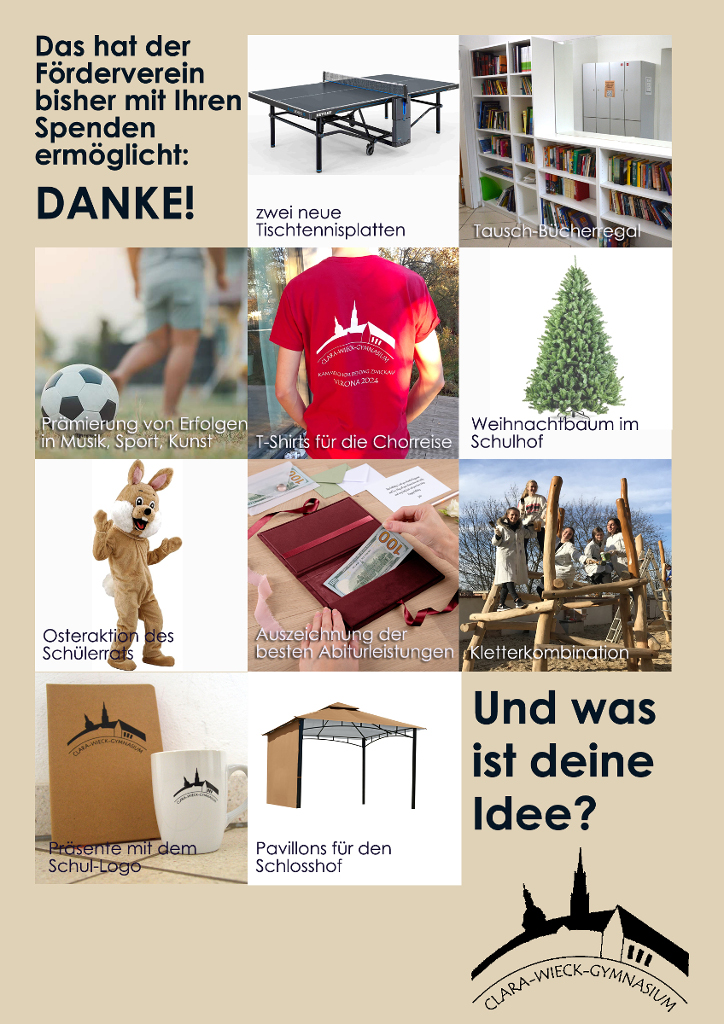 Initiativen des Fördervereins des CWG