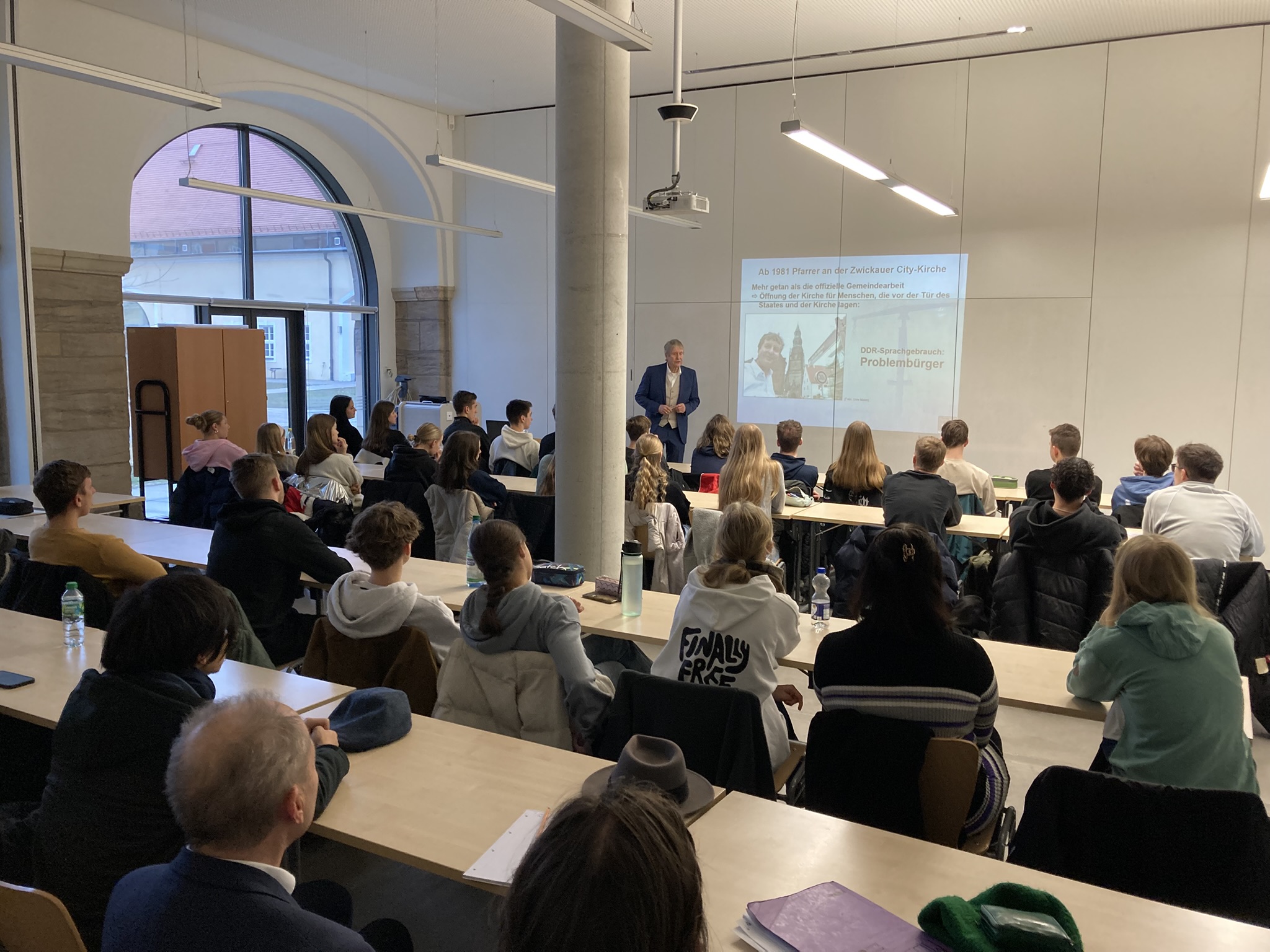 Zeitzeugenbesuch am CWG