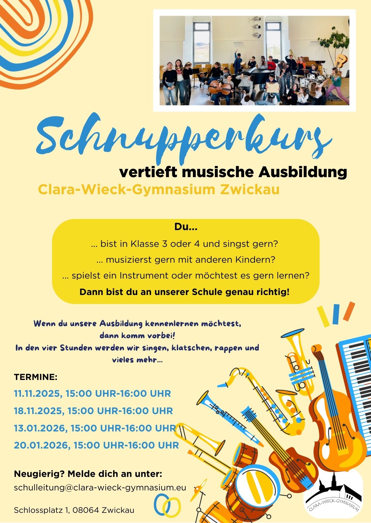 Schnupperkurs vertiefte Ausbildung