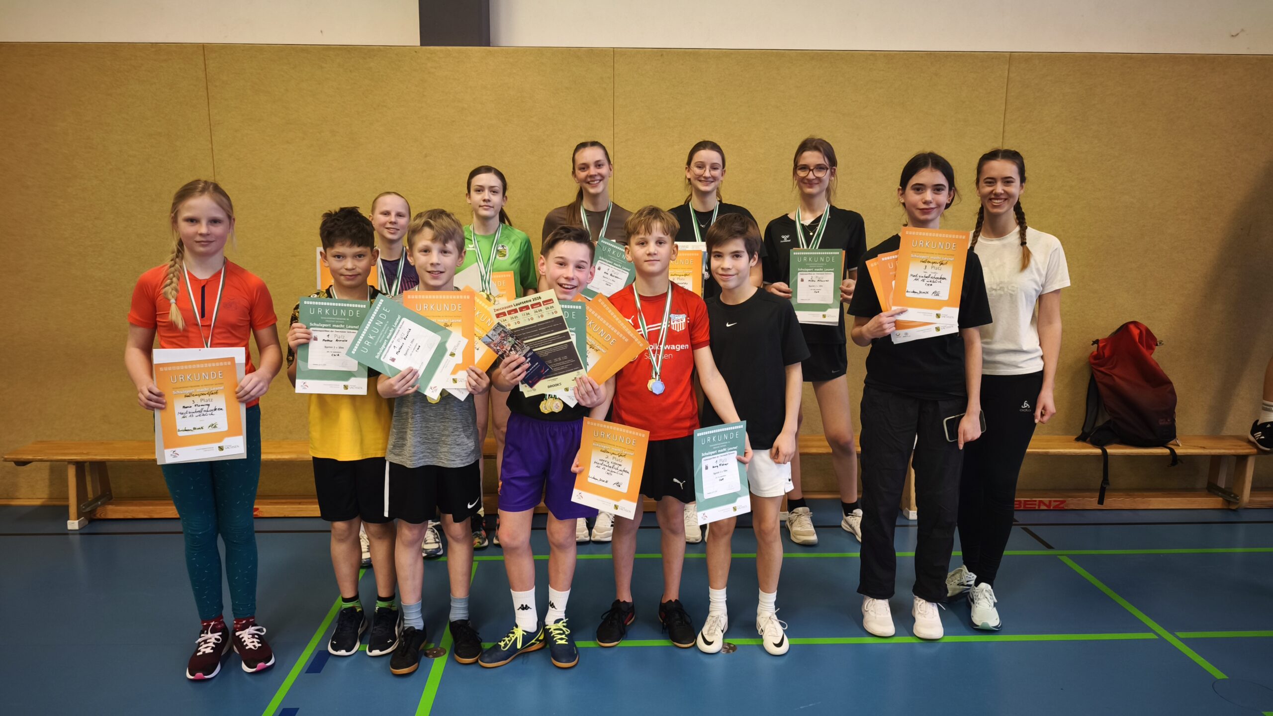 Es bleibt sportlich am Clara – Wieck – Gymnasium